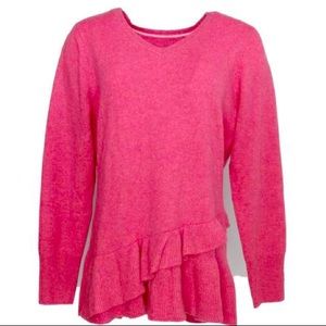 Issac Mizrahi LIVE cashmere V-neck sweater